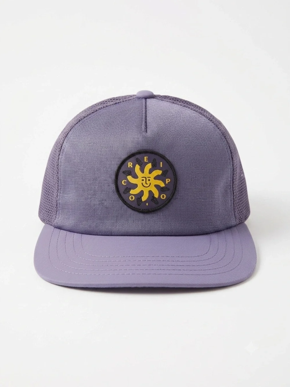 REI Co-op Purple Mesh Performance Hat Adjustable Outdoor Hiking Running Cap